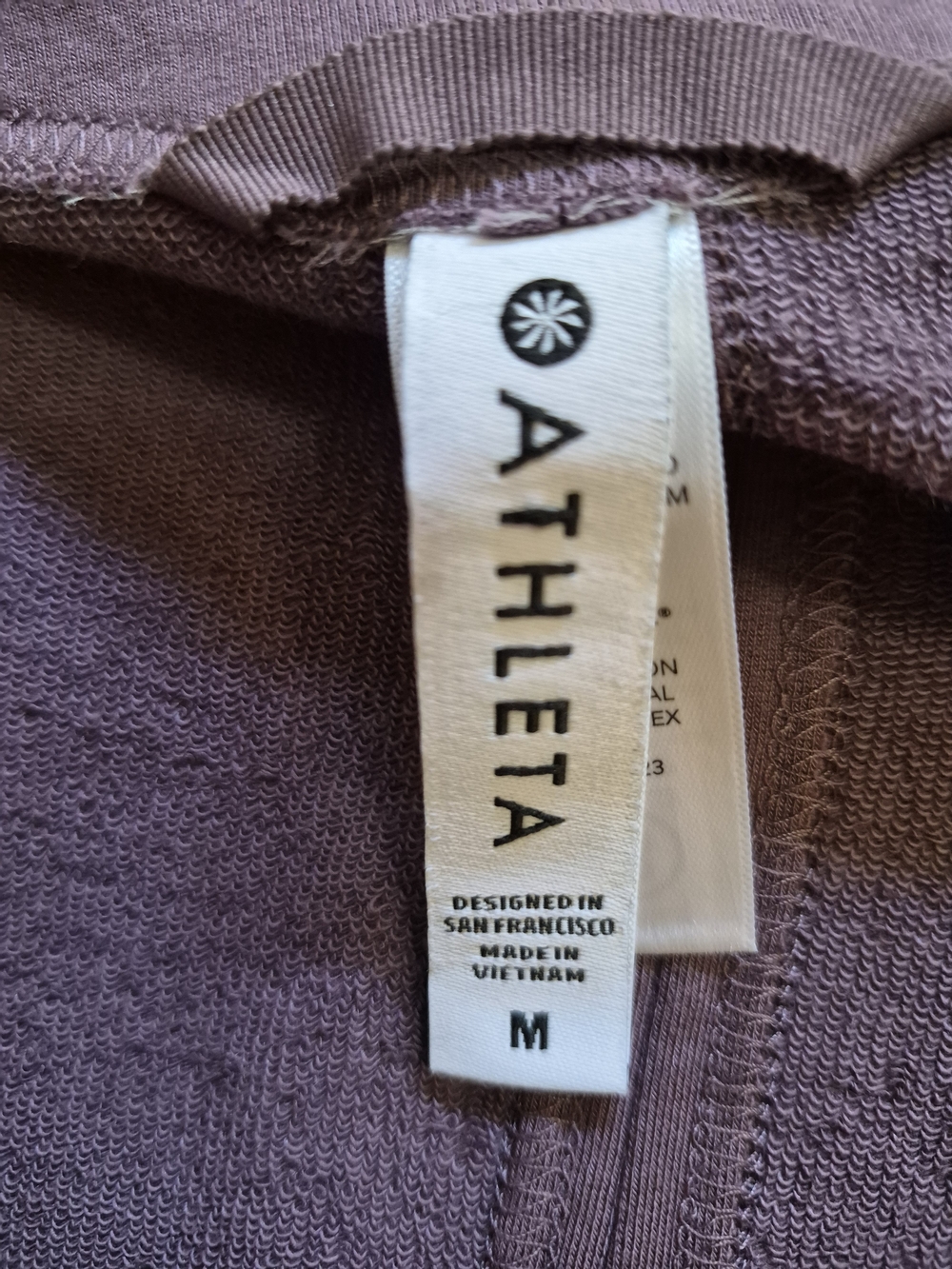 Athleta Open-Front Draped Cardigan in Dusty Plum - Picture 5 of 12